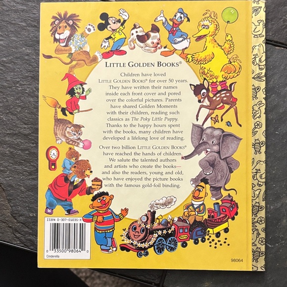 Walt Disney's Cinderella Little Golden Book - Picture 2 of 2